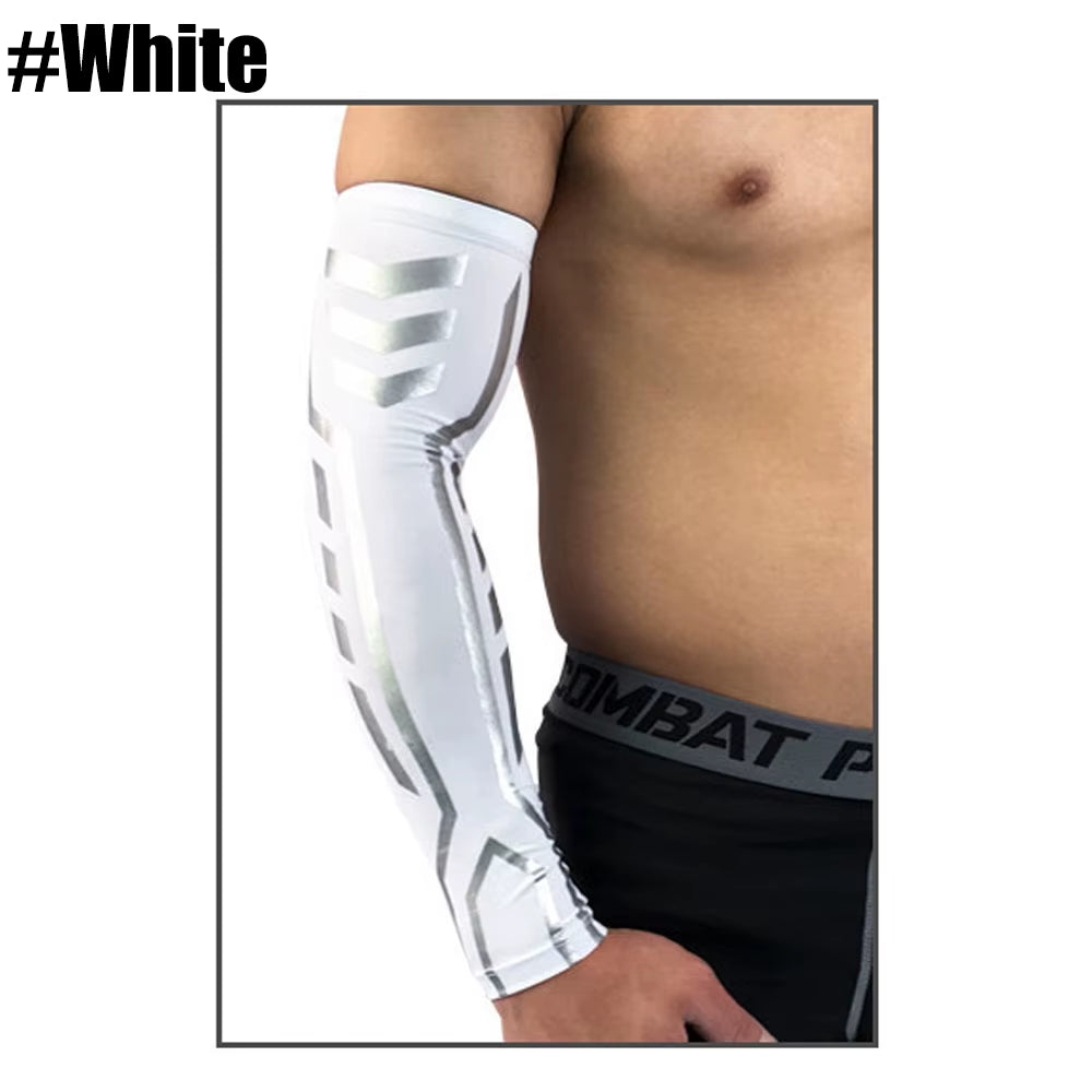 1Pcs Sports Compression Arm Sleeve/Warmer for Running,Cycling,Running,Basketball,Football,Driving,Both for Women and Men