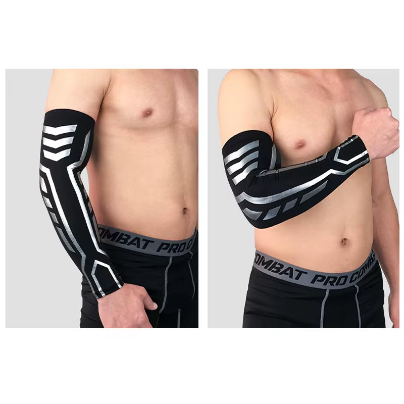 1Pcs Sports Compression Arm Sleeve/Warmer for Running,Cycling,Running,Basketball,Football,Driving,Both for Women and Men