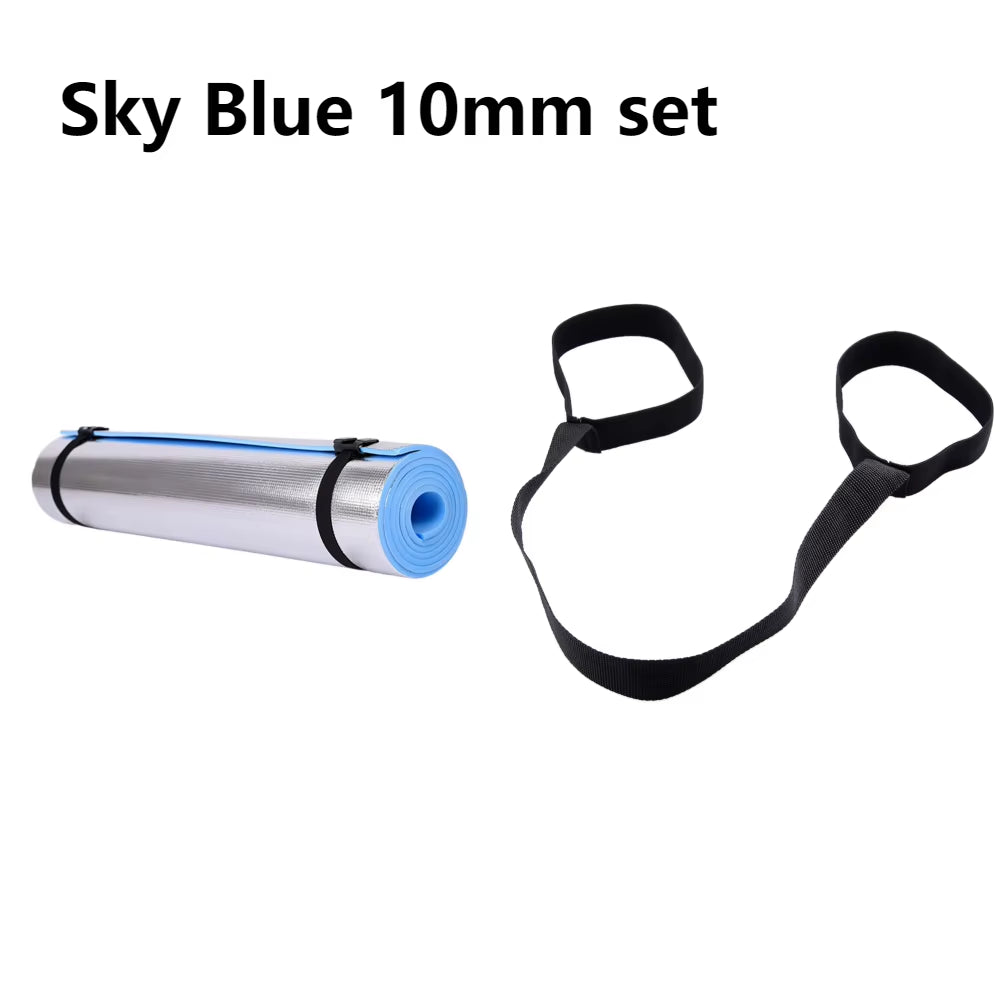 6/10Mm Thick EVA Yoga Mat Waterproof Aluminum Membrane Exercise Mat Multifunction Moisture-Proof Outdoor Camping Picnic Mat Tool