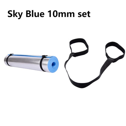 6/10Mm Thick EVA Yoga Mat Waterproof Aluminum Membrane Exercise Mat Multifunction Moisture-Proof Outdoor Camping Picnic Mat Tool