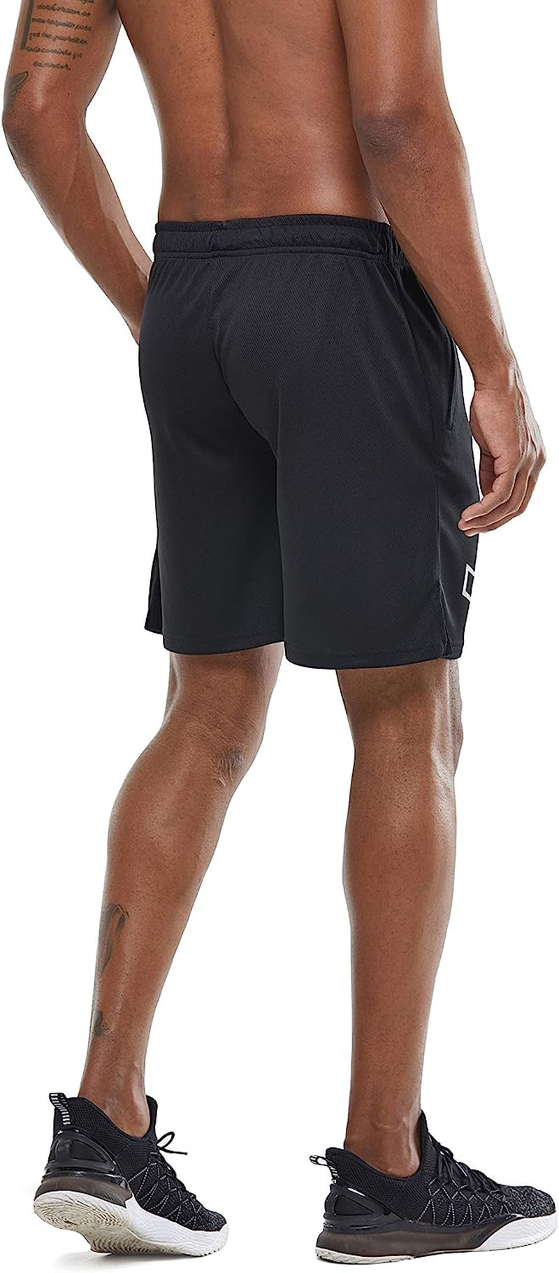 Men'S 5"/ 7"/ 9" Workout Running Shorts Quick Dry Lightweight Gym Shorts with Zip Pockets