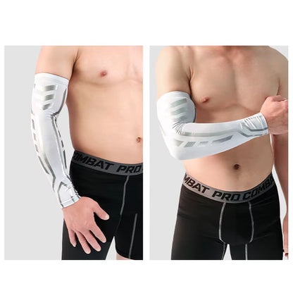 1Pcs Sports Compression Arm Sleeve/Warmer for Running,Cycling,Running,Basketball,Football,Driving,Both for Women and Men