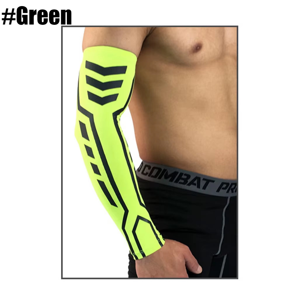1Pcs Sports Compression Arm Sleeve/Warmer for Running,Cycling,Running,Basketball,Football,Driving,Both for Women and Men