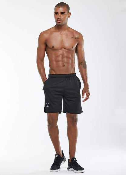 Men'S 5"/ 7"/ 9" Workout Running Shorts Quick Dry Lightweight Gym Shorts with Zip Pockets