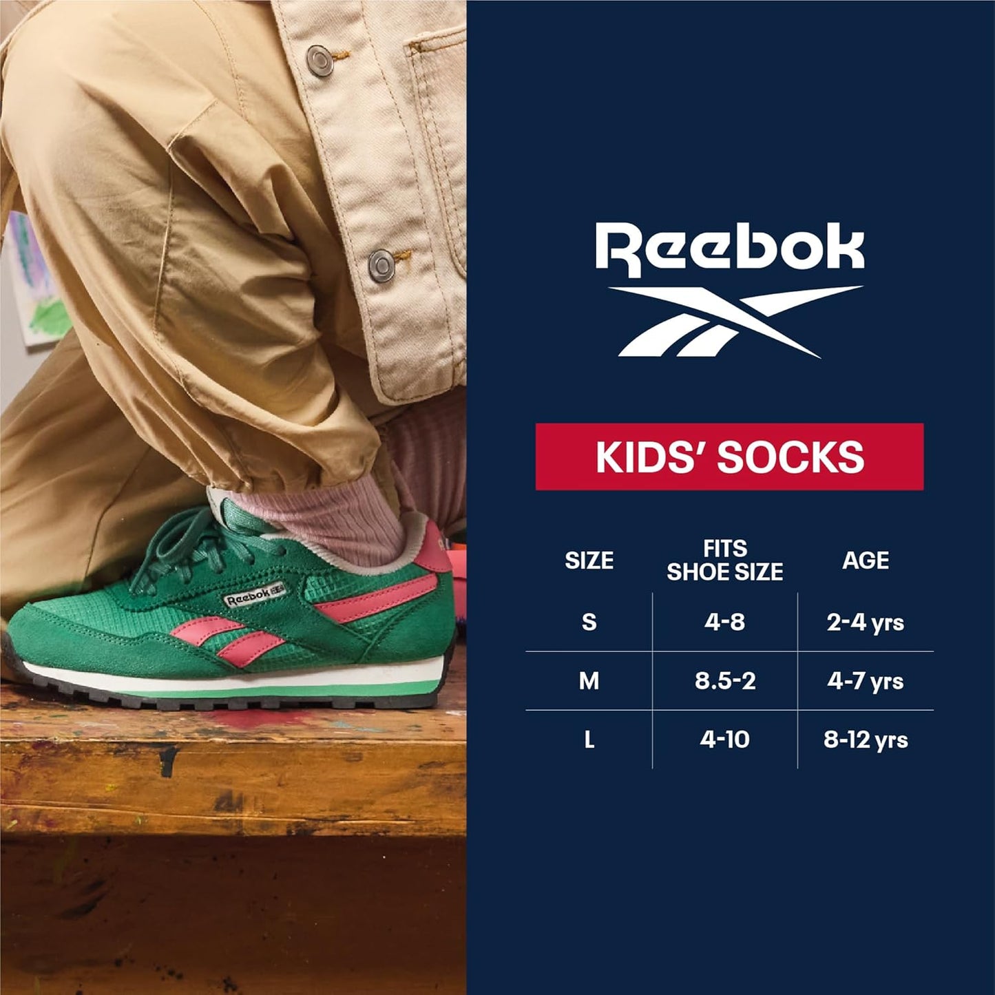 Girls' Quarter Socks - 6 Pack Moisture-Wicking Low Cut Athletic Ankle Socks for Girls (Sizes: S-L)