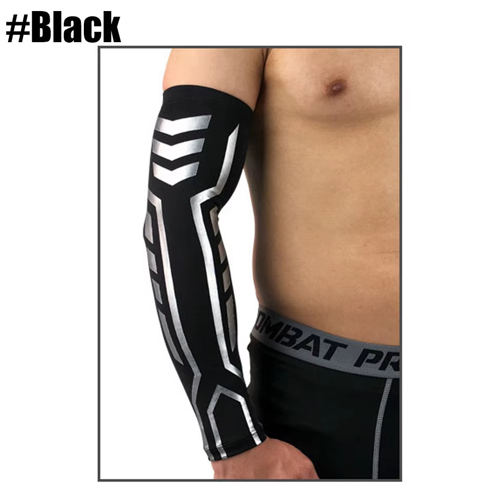 1Pcs Sports Compression Arm Sleeve/Warmer for Running,Cycling,Running,Basketball,Football,Driving,Both for Women and Men