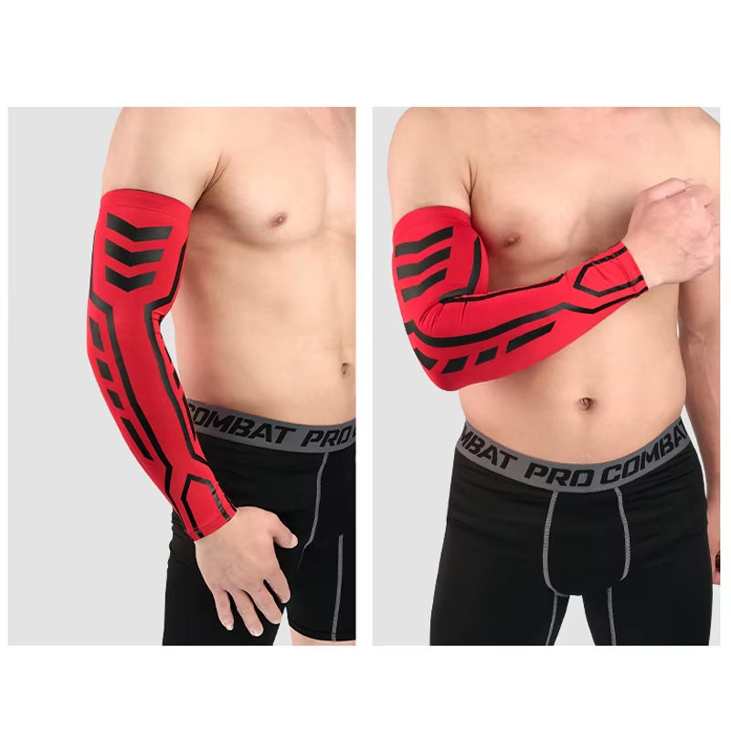 1Pcs Sports Compression Arm Sleeve/Warmer for Running,Cycling,Running,Basketball,Football,Driving,Both for Women and Men