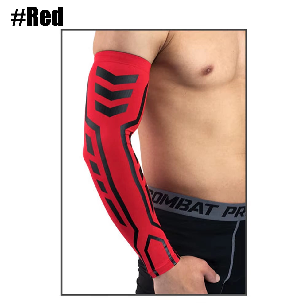 1Pcs Sports Compression Arm Sleeve/Warmer for Running,Cycling,Running,Basketball,Football,Driving,Both for Women and Men