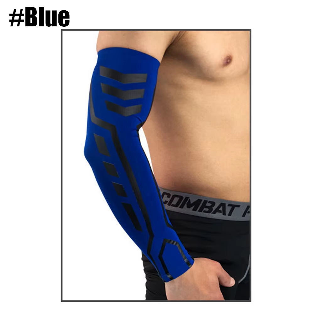 1Pcs Sports Compression Arm Sleeve/Warmer for Running,Cycling,Running,Basketball,Football,Driving,Both for Women and Men