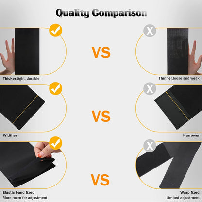 Waist Trainer for Women, Slimming Bandage Wrap, Adjustable Snatch Waist Support Trainer, Back Braces Postpartum Recovery Black